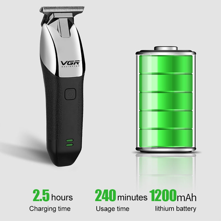 VGR V-171 5W USB Portable Push White Electric Clippers - Hair Trimmer by VGR | Online Shopping UK | buy2fix