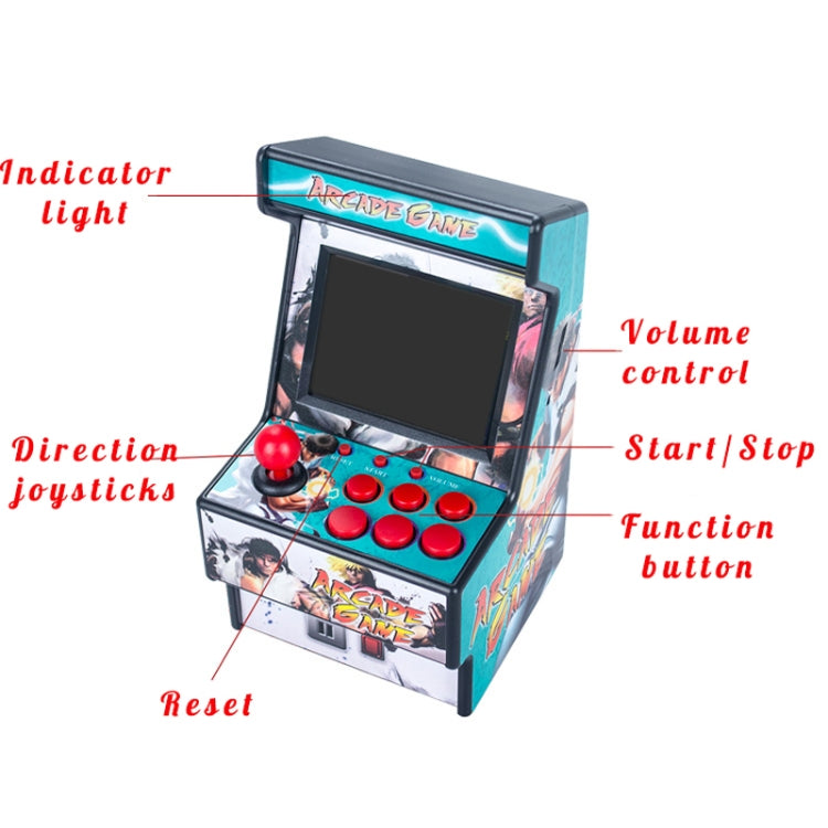 Retro Mini Arcade Handheld Game Console 16-bit Built-in 156 Games (Arcade 2 #) - Pocket Console by buy2fix | Online Shopping UK | buy2fix