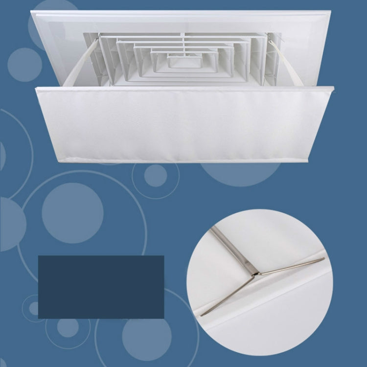 Central Air Conditioning Wind Shield Wall-Mounted Anti Direct Blowing Windshield, Size:45x45cm(White) - Home & Garden by buy2fix | Online Shopping UK | buy2fix