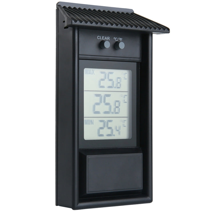 Eaves Shape Outdoor Garden Refrigerator Waterproof Thermometer(Black) - Home & Garden by buy2fix | Online Shopping UK | buy2fix