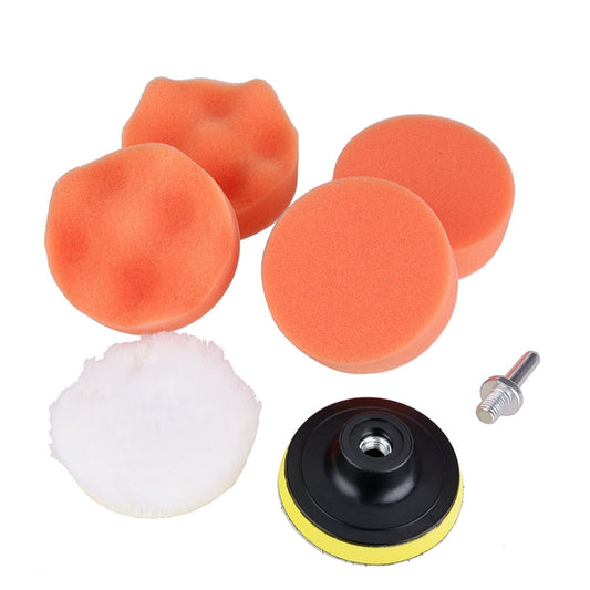 7 in 1 Buffing Pad Set Thread Auto Car Polishing Pad Kit for Car Polisher, Size:6 inch - Polishing Machine & Accessories by buy2fix | Online Shopping UK | buy2fix