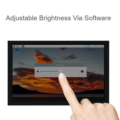 Waveshare 4.3 Inch DSI Display 800×480 Pixel IPS Display Panel, Style:Touch Display - Consumer Electronics by Waveshare | Online Shopping UK | buy2fix