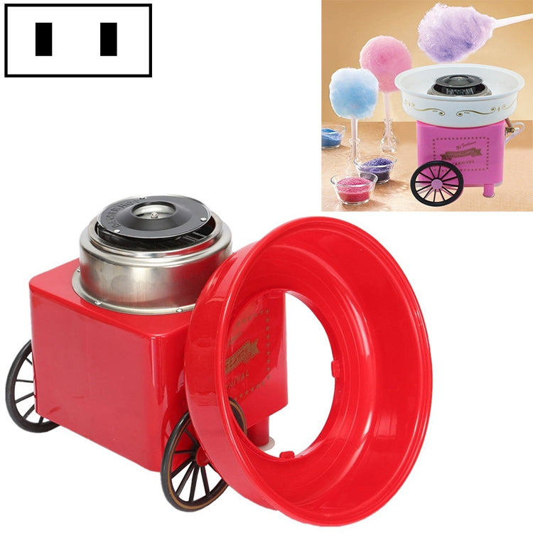 Retro Trolley Mini Cotton Candy Machine, Specification:National Standard 220 V(Red) - Home & Garden by buy2fix | Online Shopping UK | buy2fix