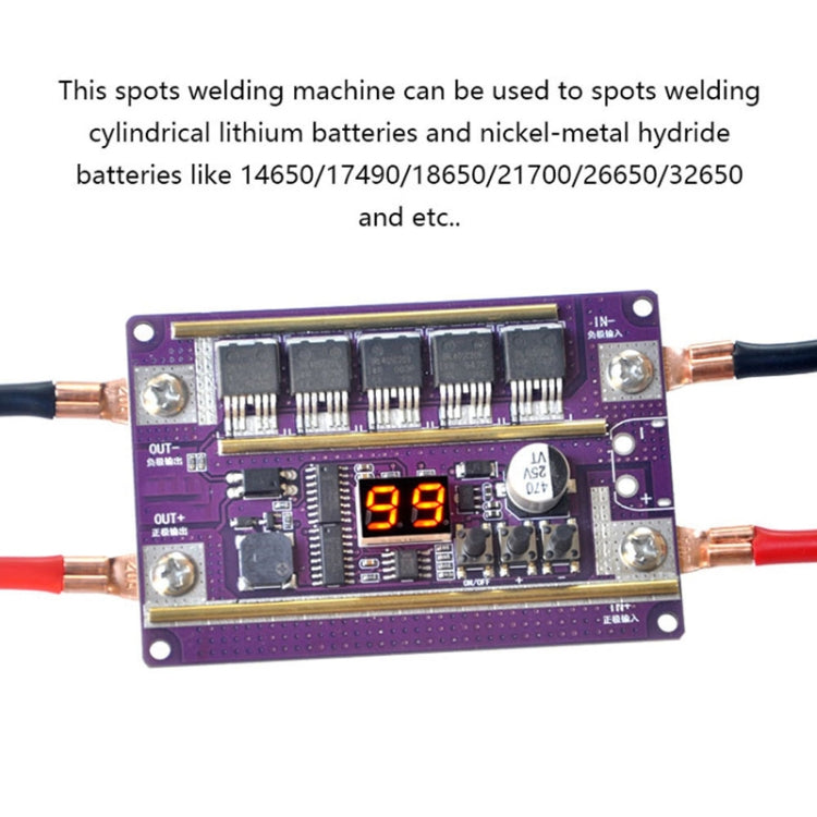 Lead-Acid Battery Version 12V Digital Display DIY Battery Spot Welding Machine Pen Control, Style:Main Board - Home & Garden by buy2fix | Online Shopping UK | buy2fix