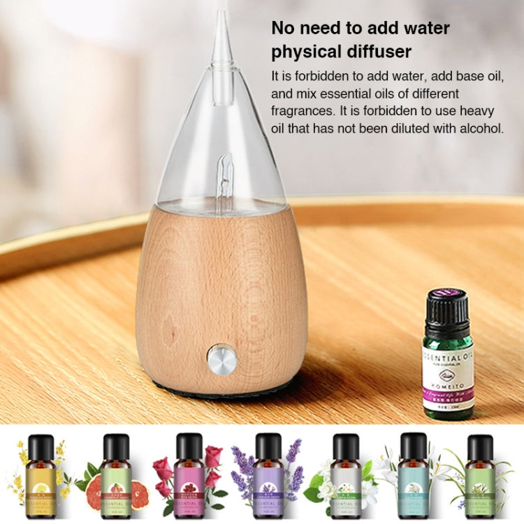 Waterless Diffuser Essential Oil Spray Wood Glass Aromatherapy Air Humidifier, Plug Type:EU Plug(Light Wood Grain) - Home & Garden by buy2fix | Online Shopping UK | buy2fix