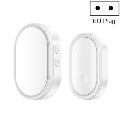 CACAZI A99 Home Smart Remote Control Doorbell Elderly Pager, Style:EU Plug(White) - Security by CACAZI | Online Shopping UK | buy2fix