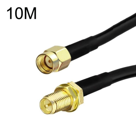 RP-SMA Male To RP-SMA Female RG58 Coaxial Adapter Cable, Cable Length:10m - Connectors by buy2fix | Online Shopping UK | buy2fix