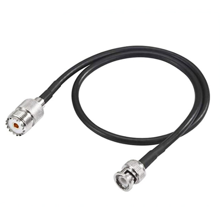 BNC Male To UHF Female RG58 Coaxial Adapter Cable, Cable Length:10m - Connectors by buy2fix | Online Shopping UK | buy2fix