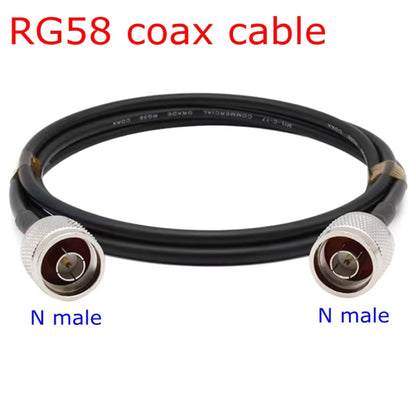 N Male To N Male RG58 Coaxial Adapter Cable, Cable Length:1.5m - Connectors by buy2fix | Online Shopping UK | buy2fix