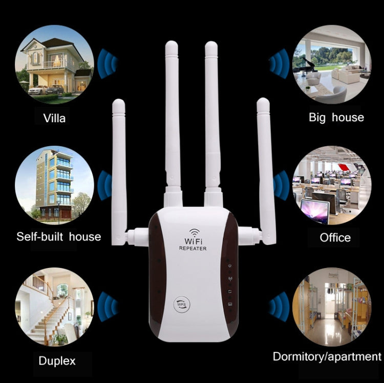 CF-WR758AC WIFI Signal Amplifier Wireless Network Enhancement Repeater(EU Plug) - Broadband Amplifiers by buy2fix | Online Shopping UK | buy2fix