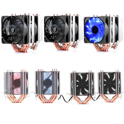 Desktop Computer 6 Copper Tube CPU Radiator Super Quiet PWM Single Fan - Fan Cooling by buy2fix | Online Shopping UK | buy2fix