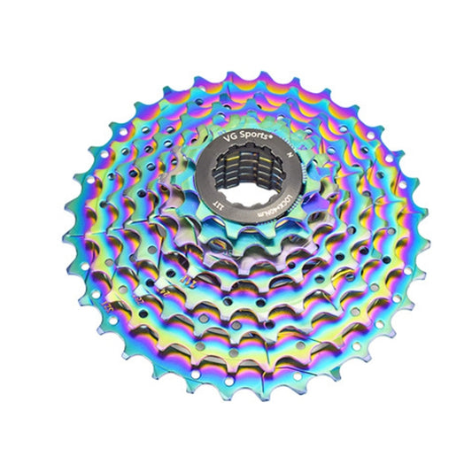 VG SPORTS Bicycle Lightweight Wear -Resistant Colorful Flywheel, Style:10 Speed 11-28T - Bicycle Chains & Rounds by VG SPORTS | Online Shopping UK | buy2fix