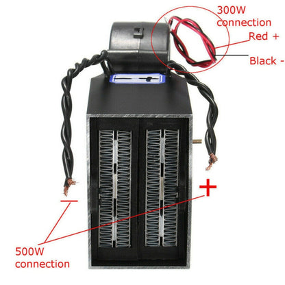 Car Heater Electric Heater Defroster Double PTC12V 150-350W - Heating & Fans by buy2fix | Online Shopping UK | buy2fix