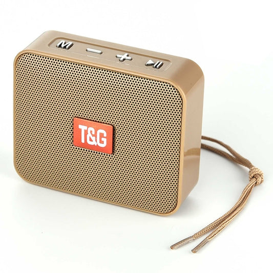 T&G TG166 Color Portable Wireless Bluetooth Small Speaker(Brown) - Mini Speaker by T&G | Online Shopping UK | buy2fix