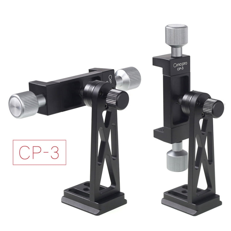 CP-3 Rotating All Metal Tripod Fixing Clip Mobile Phone Live Brackt for 4.5-7.3 inch Phones - Stand by buy2fix | Online Shopping UK | buy2fix