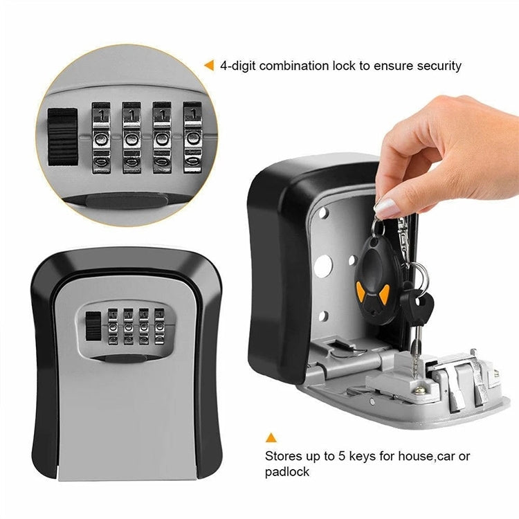 HG2 Arc Wall Mounted Password Key Box(Orange) - Security by buy2fix | Online Shopping UK | buy2fix