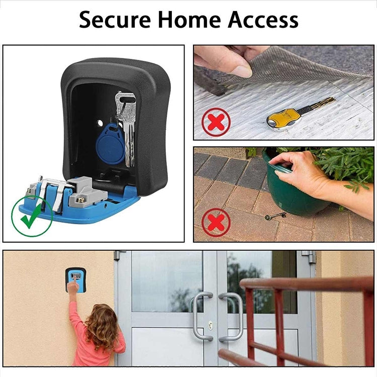 HG2 Arc Wall Mounted Password Key Box(Blue) - Security by buy2fix | Online Shopping UK | buy2fix