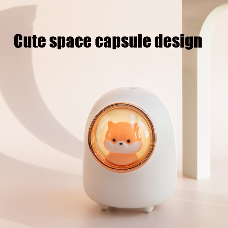 M08 Battery Type Cartoon Space Capsule Car Portable Cute Pet Desktop Humidifier(Pink) - Home & Garden by buy2fix | Online Shopping UK | buy2fix