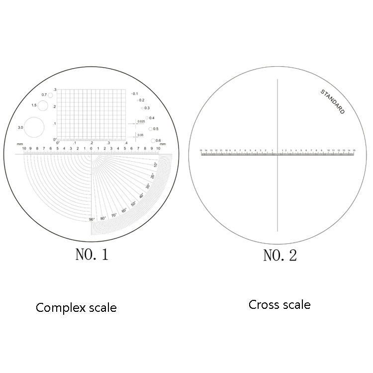 8 LED Lights 3 Groups Of Optical Glass HD With Scale 10 Times Magnifying Glass, Specification: Complex Scale Board - Consumer Electronics by buy2fix | Online Shopping UK | buy2fix