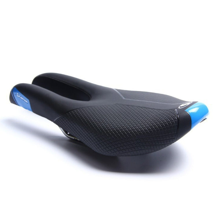 STARBK Mountain Bike Saddle Seat Cushion Road Bike Bicycle Seat(Black Blue) - Outdoor & Sports by STARBK | Online Shopping UK | buy2fix