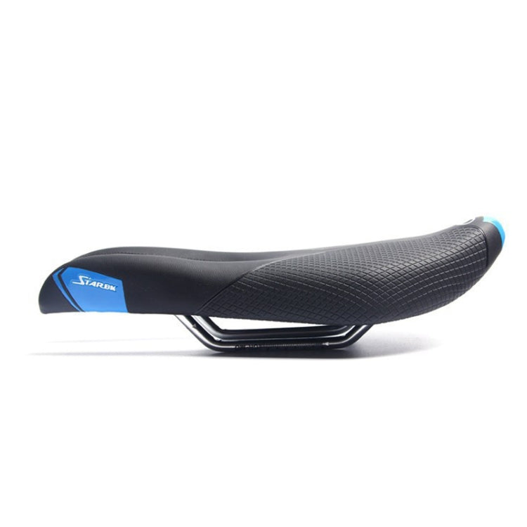 STARBK Mountain Bike Saddle Seat Cushion Road Bike Bicycle Seat(Black Blue) - Bicycle Saddle by STARBK | Online Shopping UK | buy2fix