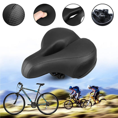 Reflective Seat Bicycle Seat Bicycle Saddle Seat(Black) - Outdoor & Sports by buy2fix | Online Shopping UK | buy2fix