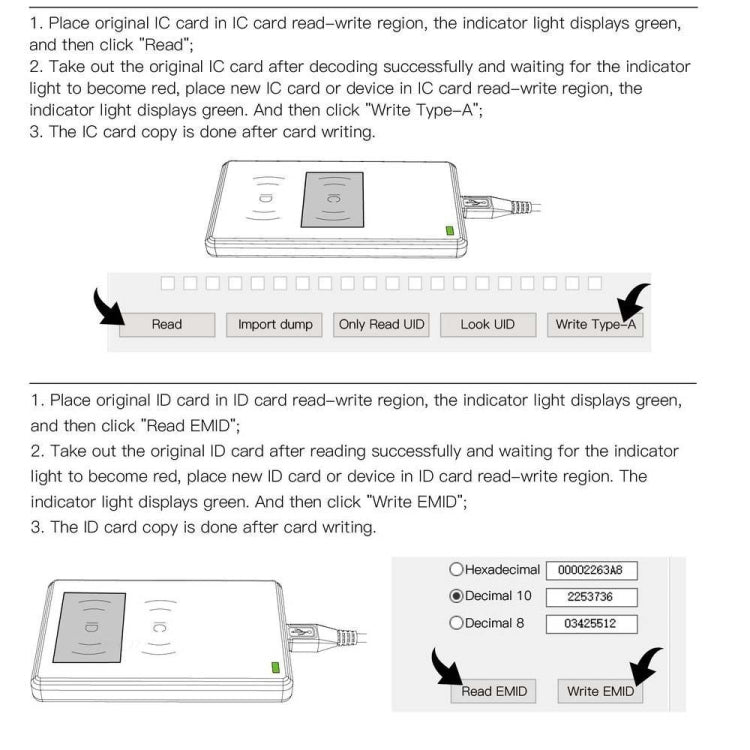 JAKCOM CD2 Access Control Proximity Card Duplicator RFID/ICID Card Reader Card Reader - Security by JAKCOM | Online Shopping UK | buy2fix