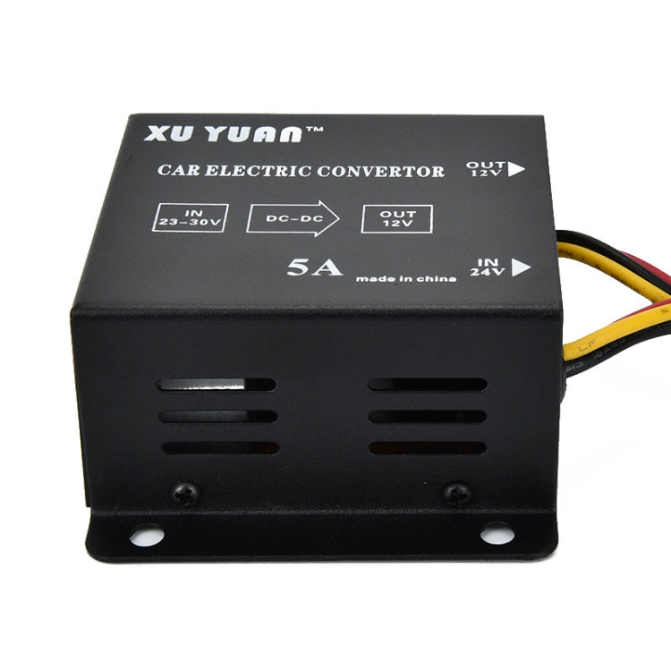 XUYUAN 60W Step-Down Converter 24V to 12V 5A Automotive DC Power Buck Converter -  by XUYUAN | Online Shopping UK | buy2fix