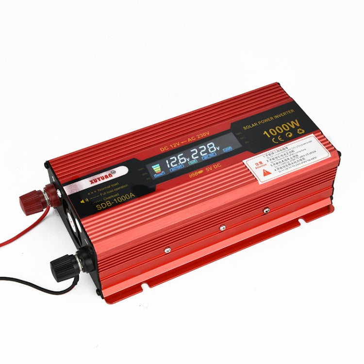 XUYUAN 1000W Car Inverter with Display Converter, Specification: 12V to 110V -  by XUYUAN | Online Shopping UK | buy2fix