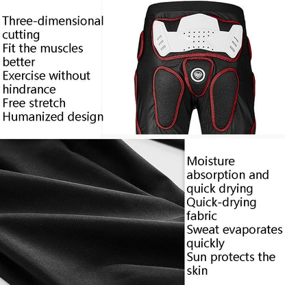 SULAITE Motorcycle Cross-Country Riding Trousers Protective Hip Pants, Specification: XXXXL(Black) - Protective Gear by SULAITE | Online Shopping UK | buy2fix