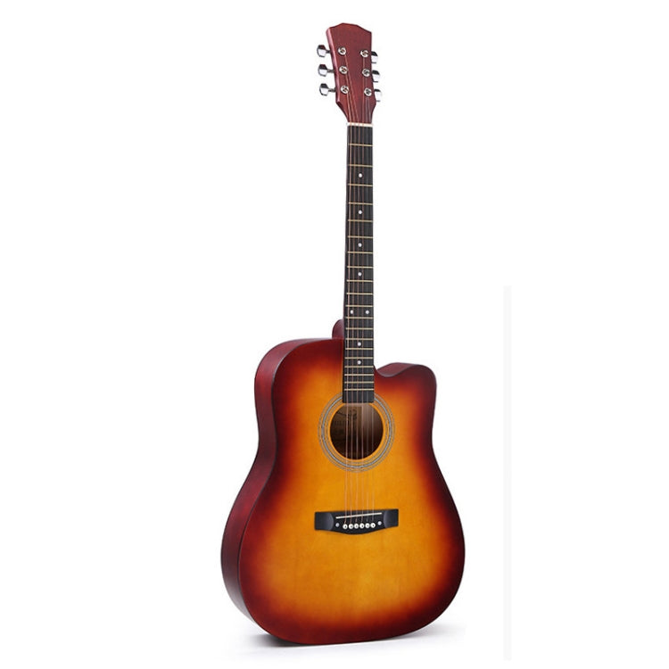 Folk Acoustic Guitar Beginner Training And Teaching Stringed Instruments, Colour: 41 Inch (Sunset Yellow) - Stringed Instruments by buy2fix | Online Shopping UK | buy2fix