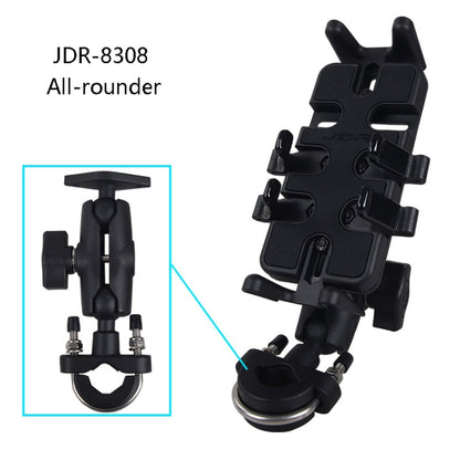 Motorcycle Multi-Function Mobile Phone Holder Adjustable Universal Locomotive Riding Anti-Shake Fixed Equipment(All-rounder U-shape) - Holder by buy2fix | Online Shopping UK | buy2fix