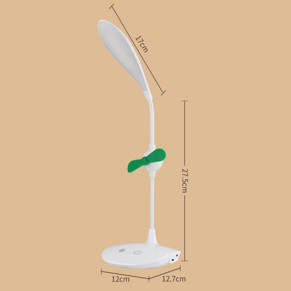 WS-8010 LED Fan Desk Lamp Bedside Desk USB Folding Desk Lamp, Colour: Water Drop -  by buy2fix | Online Shopping UK | buy2fix