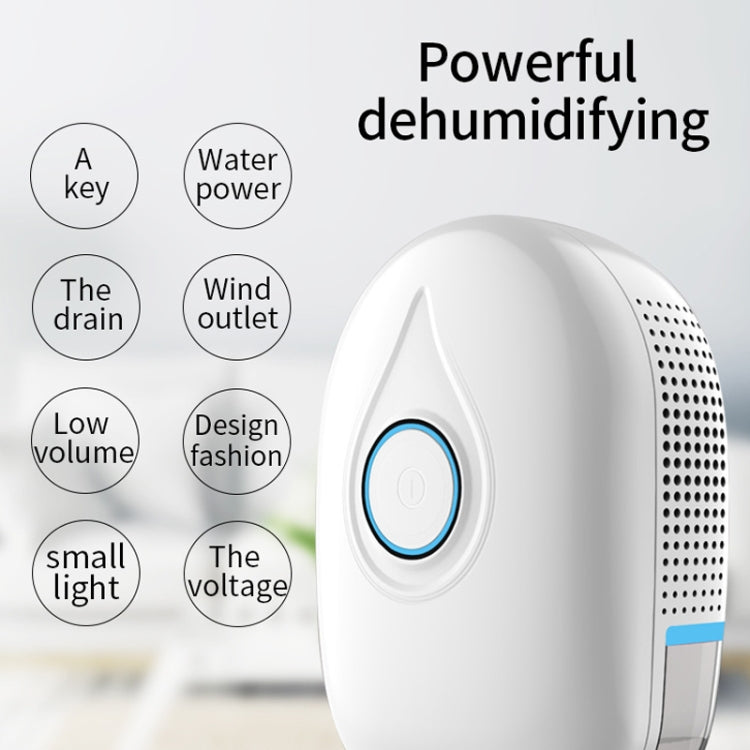 GZ-1901 Semiconductor Mini Dehumidifier Household Small Dehumidifier Bedroom Dehumidifier Moisture Absorber, Product specification: EU Plug(Fresh Blue) - Home & Garden by buy2fix | Online Shopping UK | buy2fix