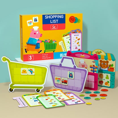 Children Shopping List Board Games Baby Early Education Educational Thinking Training Toys - Early Education Toys by buy2fix | Online Shopping UK | buy2fix