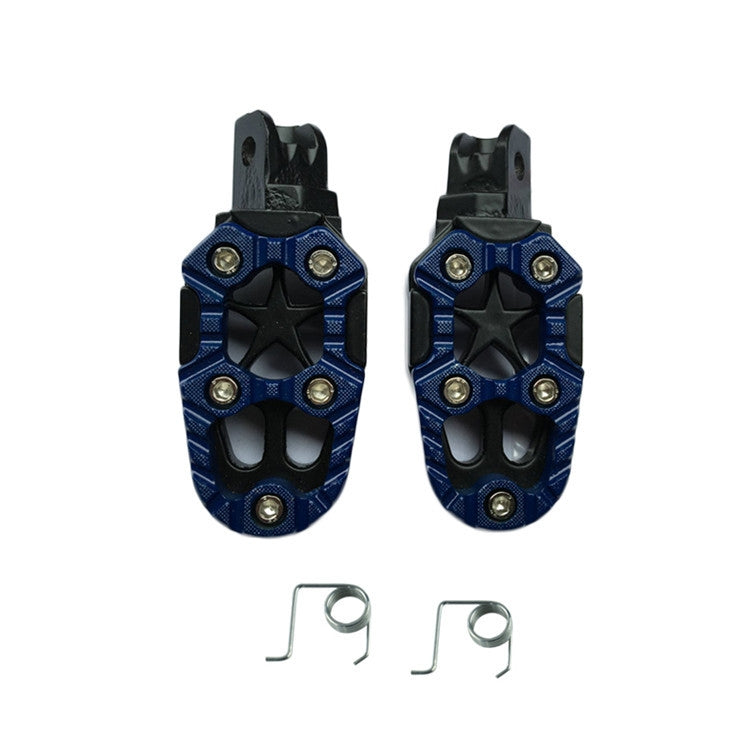 Motorcycle Modified Aluminum Alloy Foot Pedal Accessories(Blue) - Others by buy2fix | Online Shopping UK | buy2fix