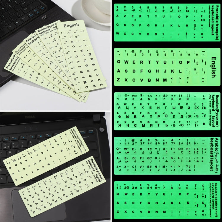 3 PCS Luminous Keyboard Stickers Notebook Desktop Computer Keyboard Stickers(Japanese) - Silicone / Sticker by buy2fix | Online Shopping UK | buy2fix