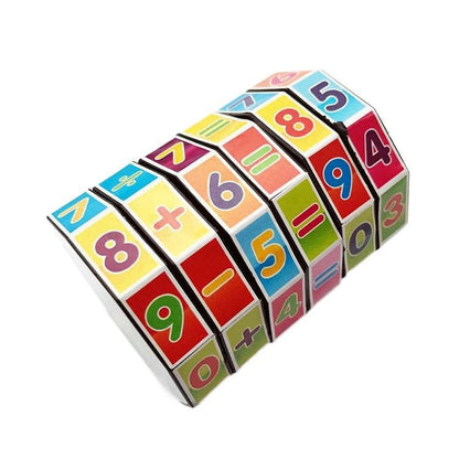 20 PCS Plastic Cylindrical Rotating Digital Magic Cube Children Puzzle Toys - Magic Cubes by buy2fix | Online Shopping UK | buy2fix