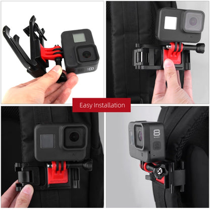 Sunnylife TY-Q9266 for Insta360 GO / DJI Osmo Action / GoPro Mount Bracket Stabilizer Backpack Clip with Screw - DJI & GoPro Accessories by Sunnylife | Online Shopping UK | buy2fix