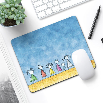 6 PCS Non-Slip Mouse Pad Thick Rubber Mouse Pad, Size: 21 X 26cm(Beach  Family) - Mouse Pads by buy2fix | Online Shopping UK | buy2fix