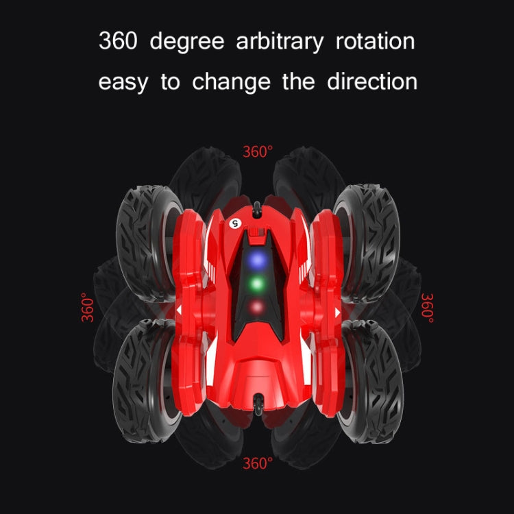 Stunt Deformation High-Speed Electric Remote Control Car Double-Sided Off-Road Tumbling And Twisting Toy Car(Red) - RC Cars by buy2fix | Online Shopping UK | buy2fix