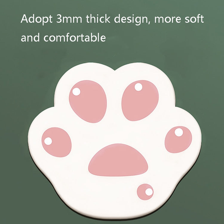 3 PCS XH12 Cats Claw Cute Cartoon Mouse Pad, Size: 280 x 250 x 3mm(Green) - Mouse Pads by buy2fix | Online Shopping UK | buy2fix