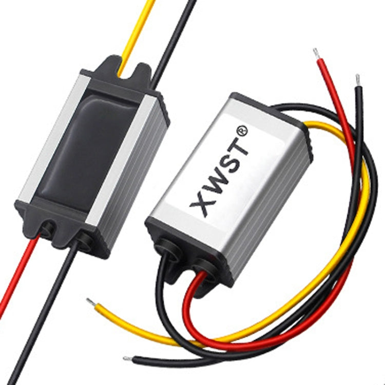 XWST DC 12/24V To 5V Converter Step-Down Vehicle Power Module, Specification: 12/24V To 5V 3A Small Aluminum Shell -  by buy2fix | Online Shopping UK | buy2fix