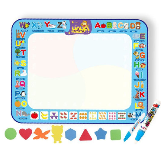 6613 Children Water Drawing Canvas Color Writing Magic Graffiti Mat, Size: 100 x 70cm, Style: 2 Pens-Bagged - Drawing Toys by buy2fix | Online Shopping UK | buy2fix