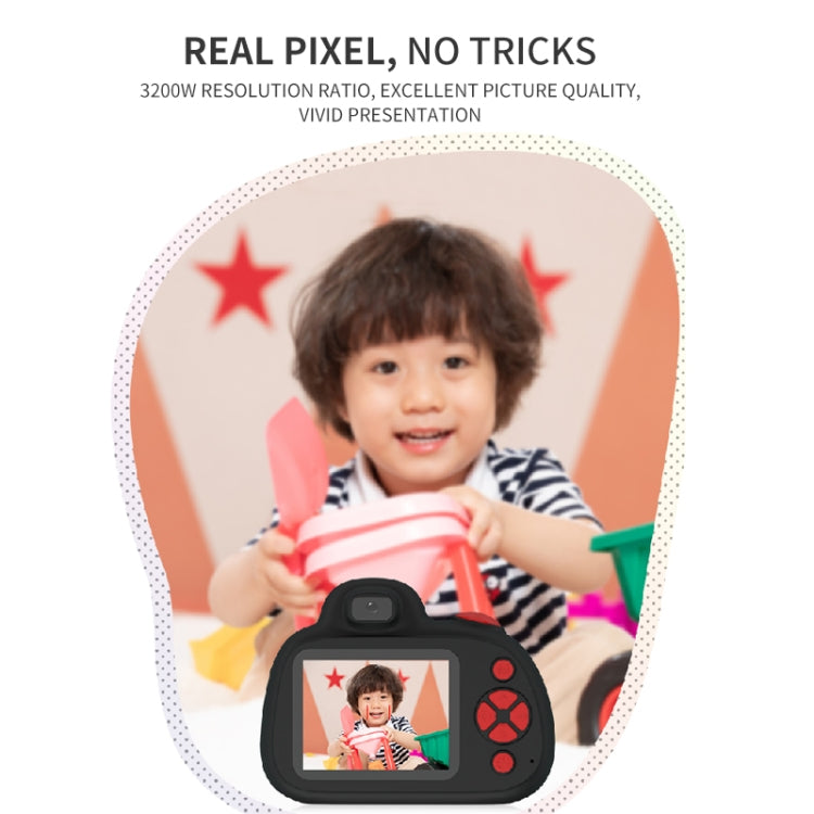 D6S 32 Million Pixels 2.4 Inch IPS Screen Children Digital Sports Camera Mini Camera (Pink) - Consumer Electronics by buy2fix | Online Shopping UK | buy2fix