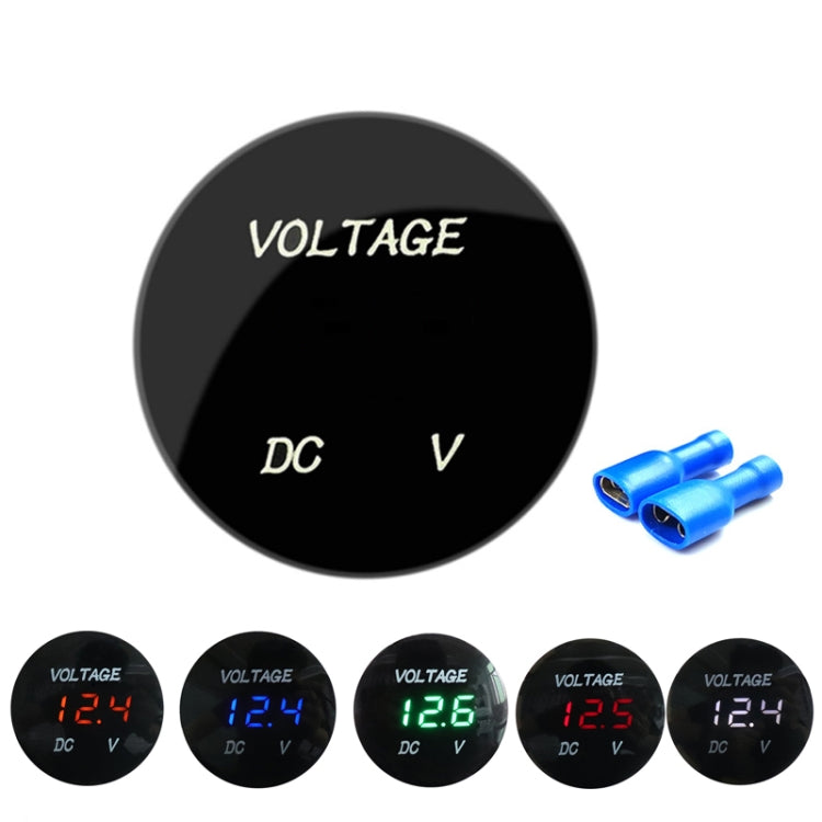 DC12-24V Automotive Battery DC Digital Display Voltage Meter Modified Measuring Instrument(Orange Light) - In Car by buy2fix | Online Shopping UK | buy2fix