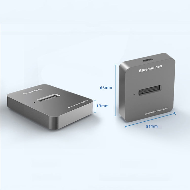 Blueendless M.2 NGFF / NVME Solid State Drive Bottom USB3.1 Notebook External SSD Mobile Hard Disk Socket, Style: SD01 (M.2 SATA Protocol) - HDD Enclosure by Blueendless | Online Shopping UK | buy2fix