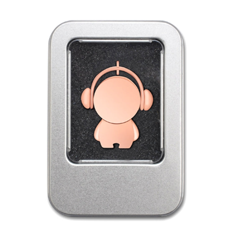 Y01 Metal Musician Car Cartoon Style U Disk, Capacity: 32GB(Rose Gold) - USB Flash Drives by buy2fix | Online Shopping UK | buy2fix