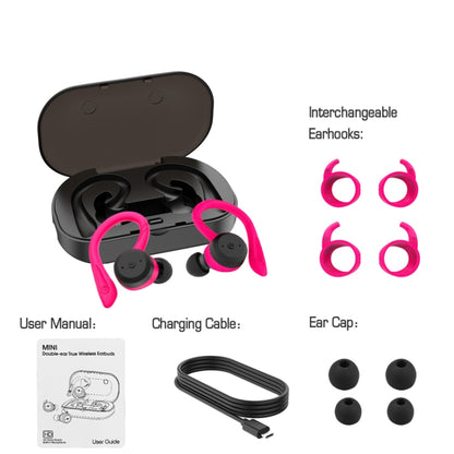 BE1032 Ear-mounted Waterproof Sports TWS Wireless Bluetooth Earphone(Black) - TWS Earphone by buy2fix | Online Shopping UK | buy2fix