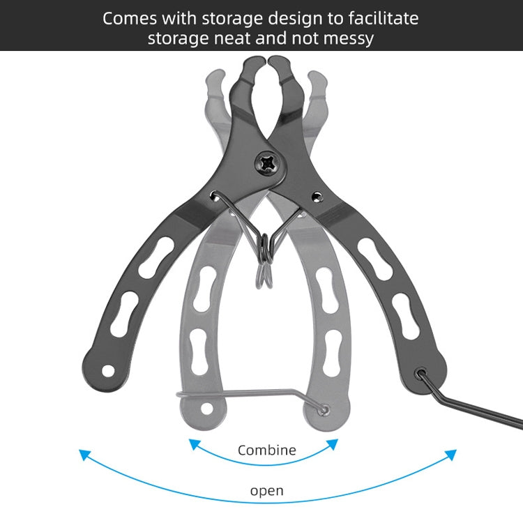 3 PCS Bicycle Mini Chain Fast Release Magic Buckle Pliers Two-Way Bayonet Disassembly Pliers(Black) - Outdoor & Sports by buy2fix | Online Shopping UK | buy2fix